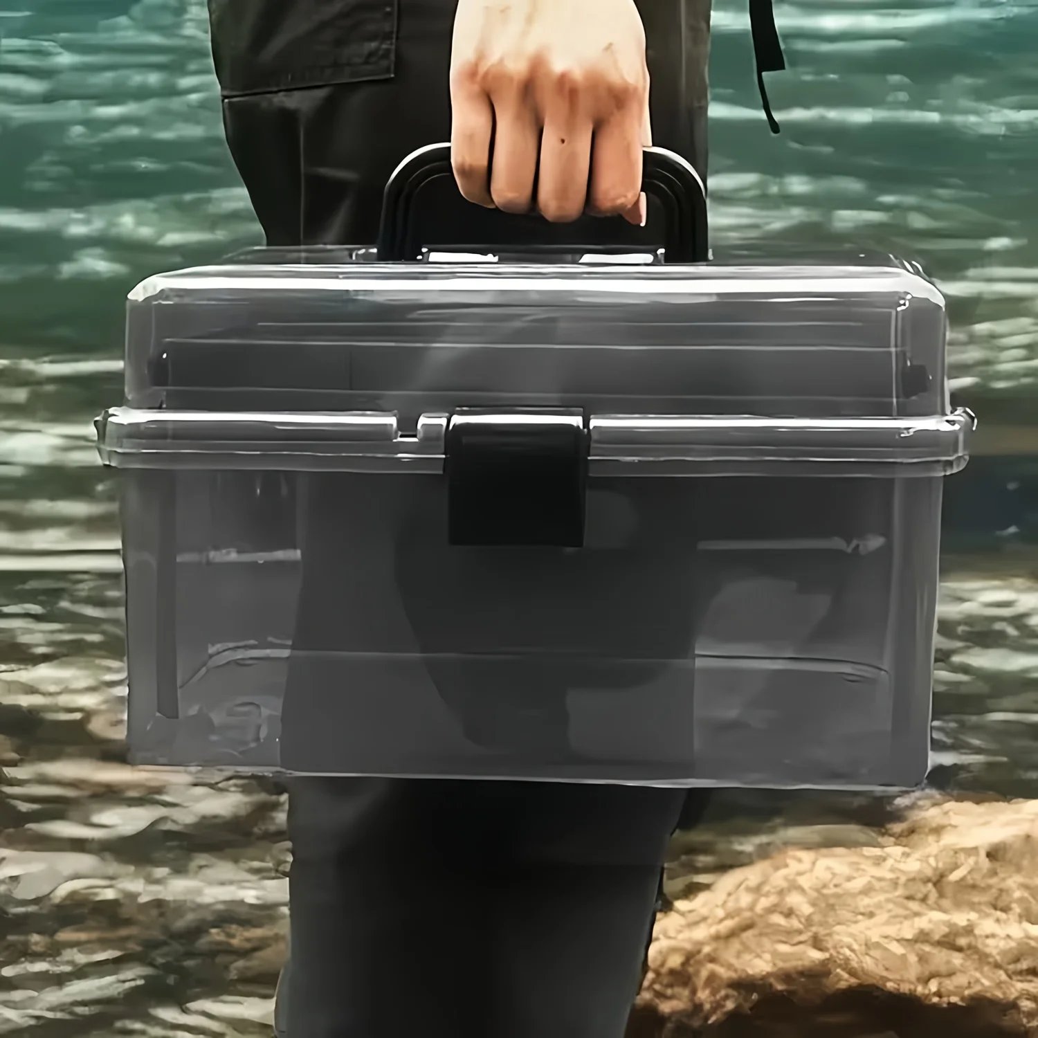 صندوق معدات صيد السمك المتين ا - مراجعة Fishing Kayak Crate وسعره