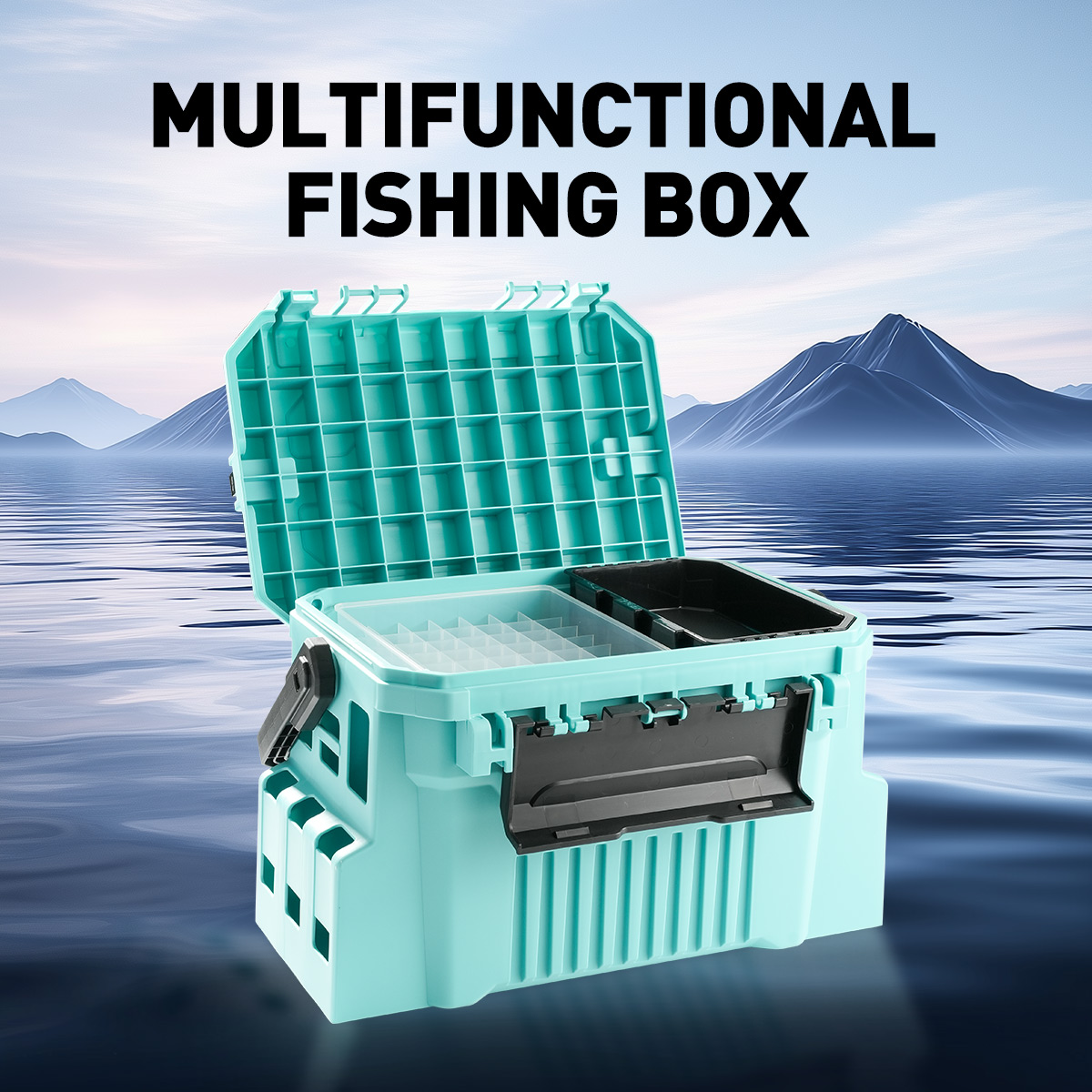 صندوق معالجة الصيد 20 لتر مع ص - مراجعة Fishing Kayak Crate وسعره