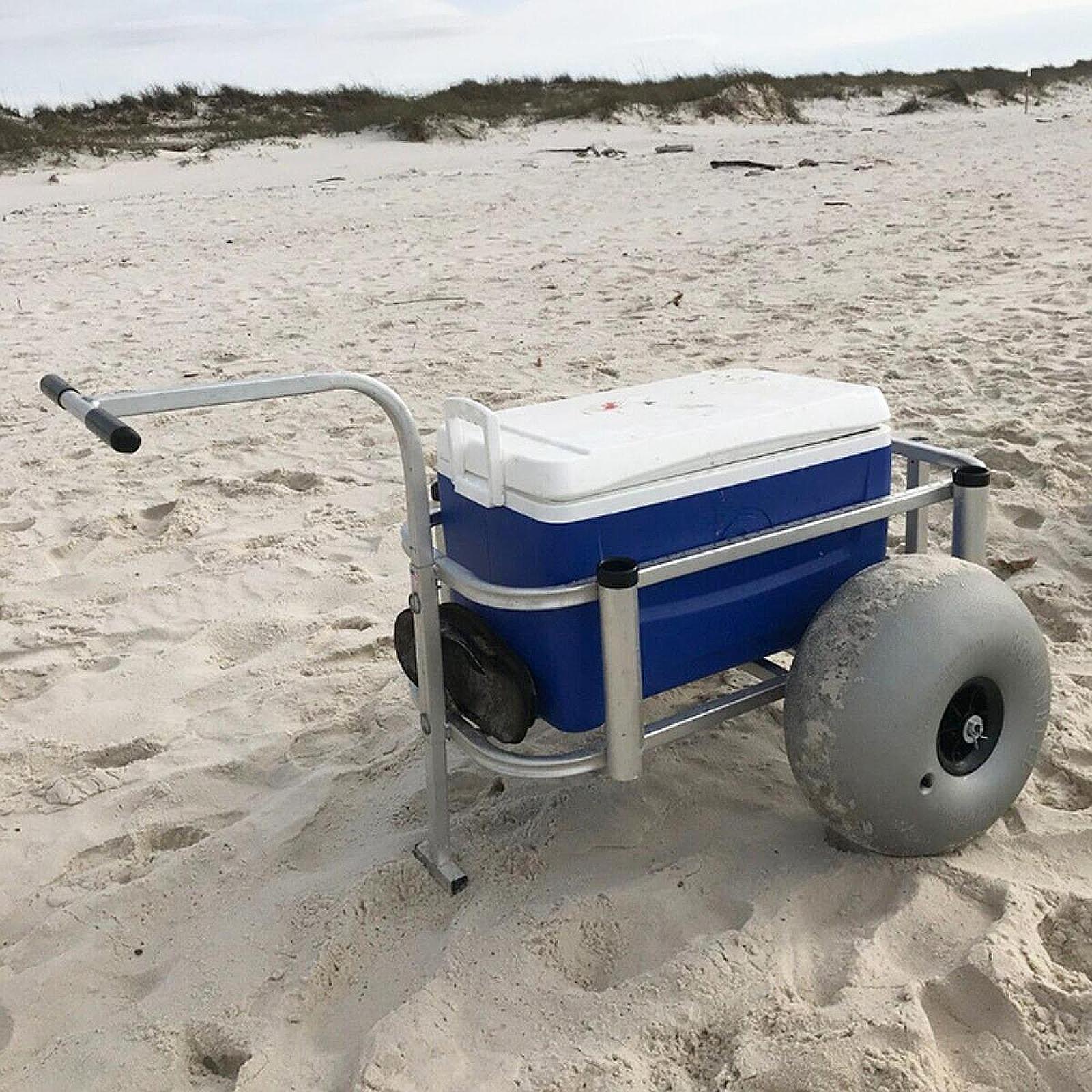 عجلات شاطئية مقاس 16 بوصة، إطا - مراجعة Fishing Kayak Cart وسعره